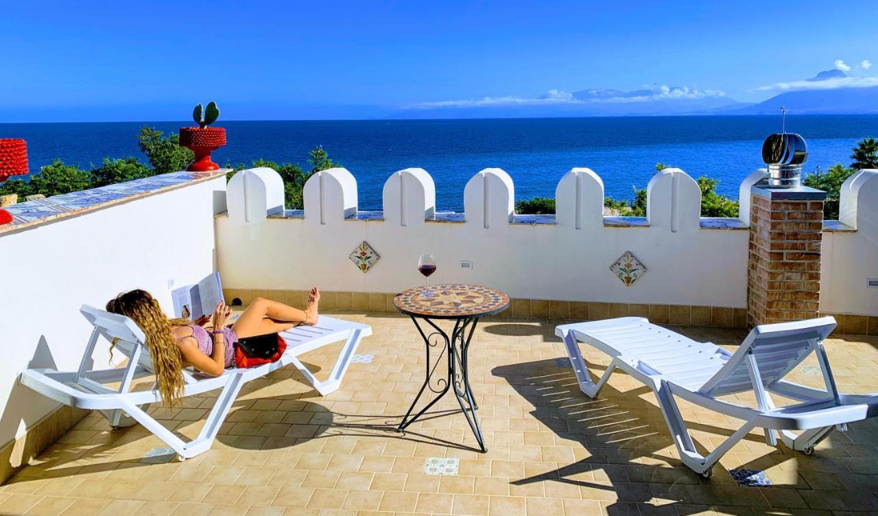 Seafront House Gabbiano Azzurro Santa Flavia Exterior foto