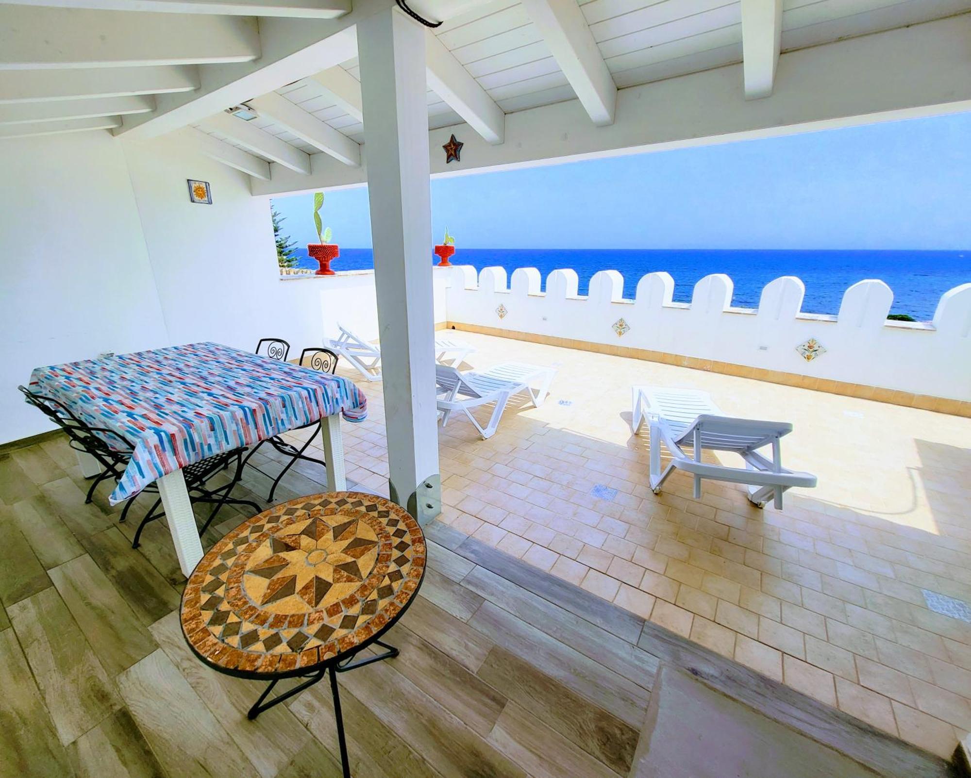 Seafront House Gabbiano Azzurro Santa Flavia Exterior foto